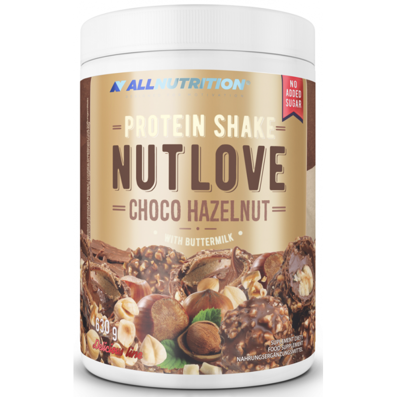 AllNutrition Nutlove Protein Shake 630 g, šokolaadi sarapuupähkel